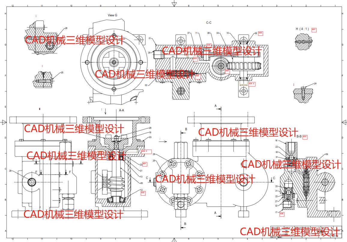 2016年44届江苏选拔赛-M1（隔膜柱塞泵）视频教程第四阶段–世界技能大赛CAD机械设计项目